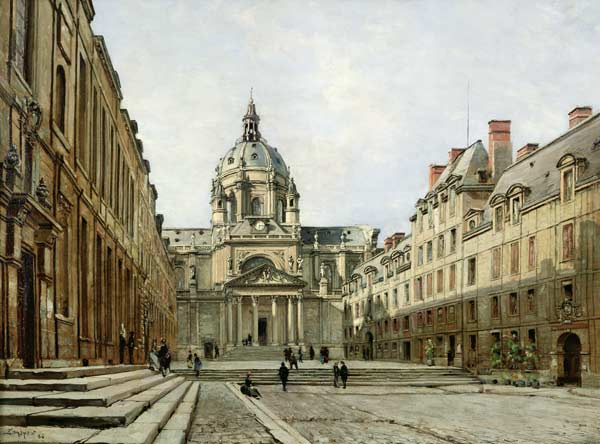 The Courtyard of the Old Sorbonne from Emmanuel Lansyer