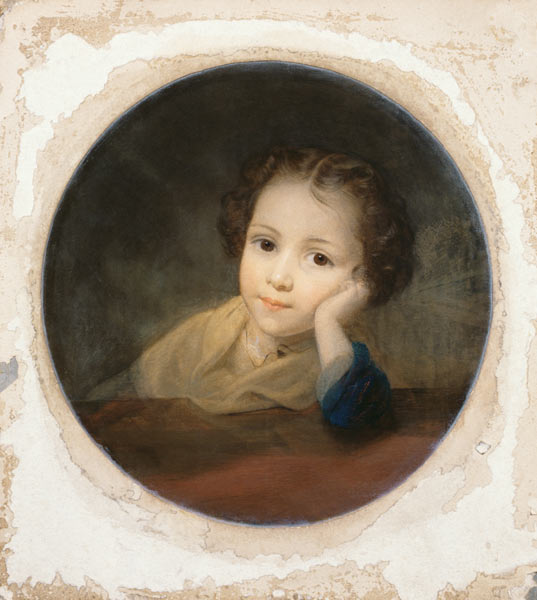 Study of a Child from English School