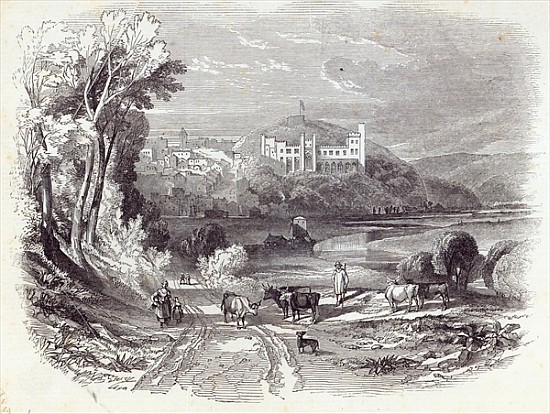 Arundel Castle and Town, from ''The Illustrated London News'', 20th September 1845 from English School
