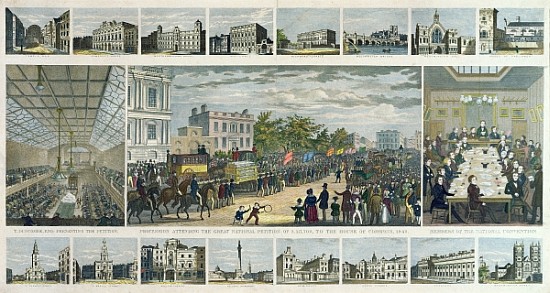 Scenes Associated with the Presentation of the Petition to Parliament by Thomas Duncombe (1796-1861) from English School