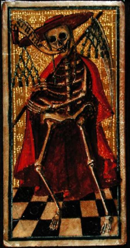 Tarot Card representing Death from English School