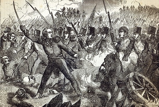 The Battle of Alma, illustration from ''Cassell''s Illustrated History of England'' from English School