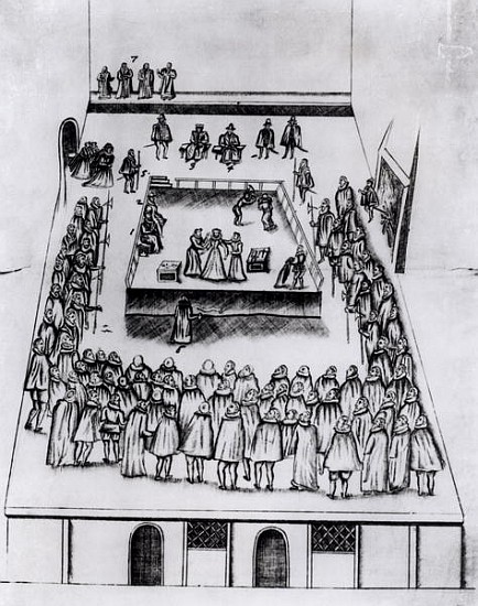 The Execution of Mary Queen of Scots (1542-87) from English School