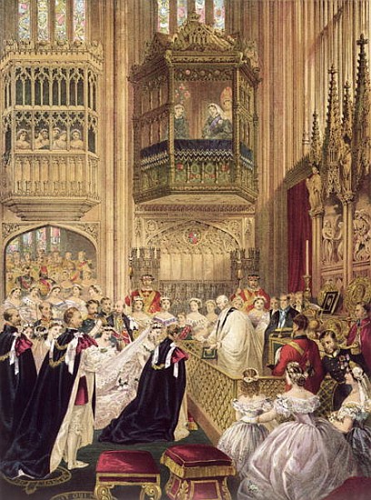 The Marriage of Edward VII (1841-1910) Prince of Wales to Princess Alexandra (1844-1925) of Denmark, from English School