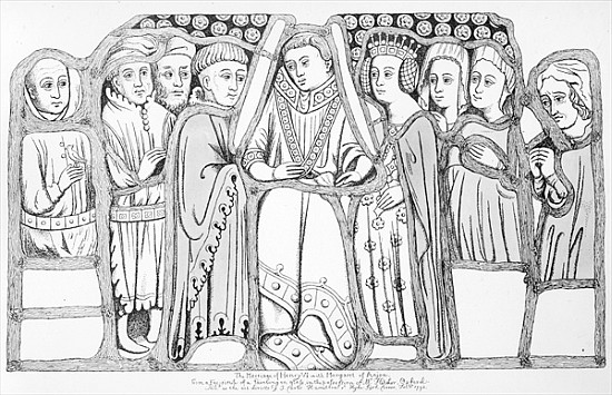 The Marriage of Henry VI and Margaret of Anjou, pub. J. Carter Hamilton from English School