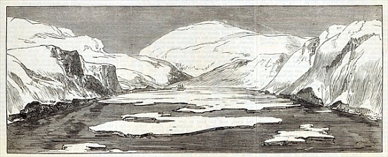 The North Pole Expedition: Discovery Bay, from ''The Illustrated London News'' from English School