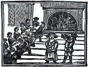 Christmas Entertainment, an illustration from ''A Book of Roxburghe Ballads''