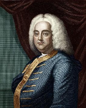 George Frederic Handel; engraved by Thomson 