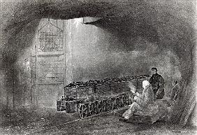 In the Coal Mine, Illustration from ''A History of Coal, Coke, Coalfields and Iron Manufacture in No