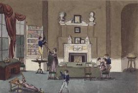 The Schoolroom in the Absence of the Governess, 1820, Battersea Rise