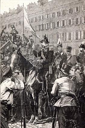 The King of Prussia addressing the Berliners in 1848