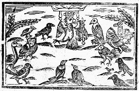 The Woody Choristers or The Birds Harmony, an illustration from ''A Book of Roxburghe Ballads''