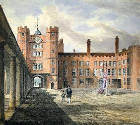 View of the courtyard at St. James''s Palace