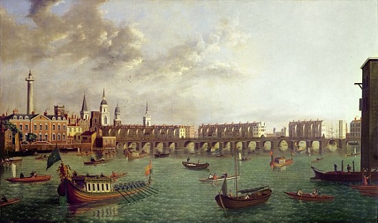 View of Old London Bridge from English School