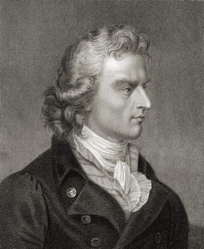 Friedrich (Johann Christoph) von Schiller (1759-1805) from 'Gallery of Portraits', published in 1833 from English School, (19th century)
