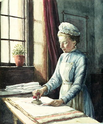 Laundry Maid, c.1880 from English School, (19th century)