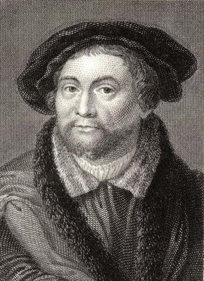 Martin Luther (1483-1546) (engraving) from English School, (19th century)