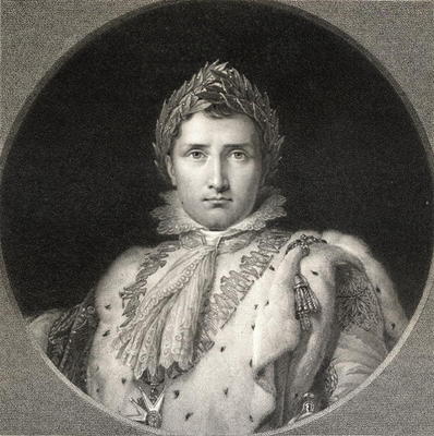 Napoleon Bonaparte (1769-1821) (Emperor of France) from 'The Gallery of Portraits', published 1833 ( from English School, (19th century)