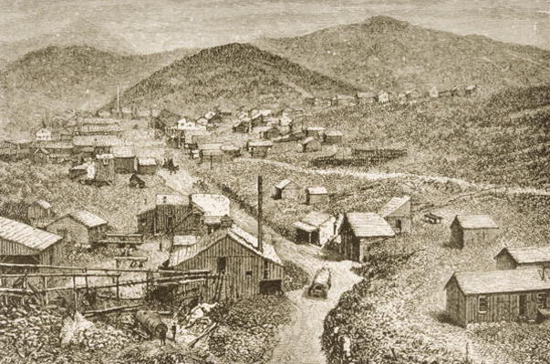 Silver City, Nevada, c.1870, from 'American Pictures', published by The Religious Tract Society, 187 from English School, (19th century)