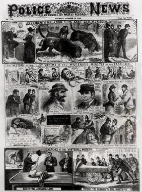Incidents Relating to the East End Murders, from 'The Illustrated Police News', 20th October 1888 (e