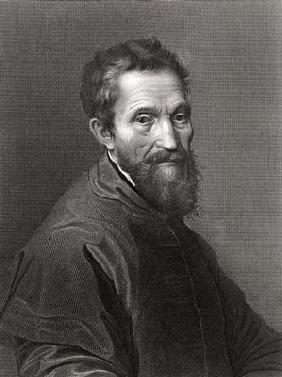 Michelangelo Buonarroti (1475-1564) (engraving)