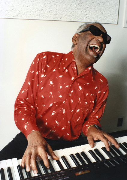 Ray Charles at home in Los Angeles from English Photographer, (20th century)