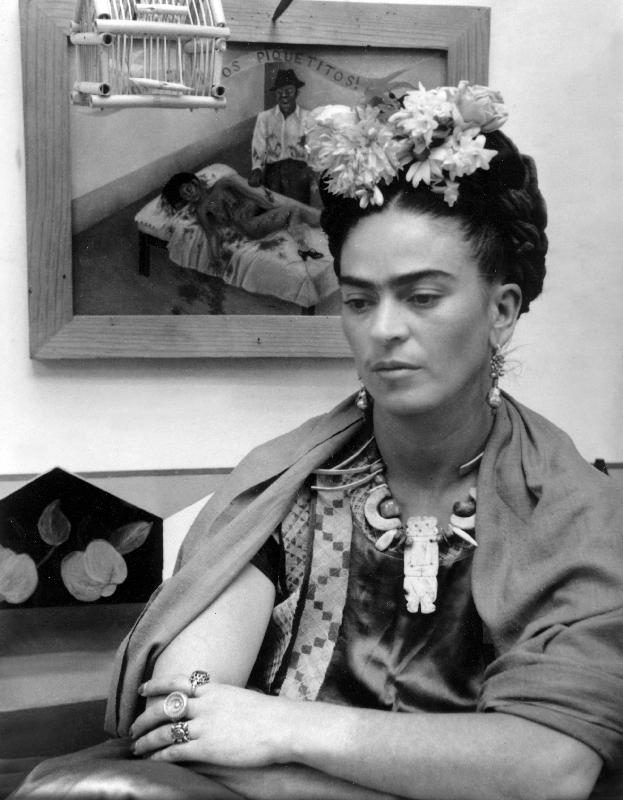 Mexican painter Frida Kahlo from English Photographer, (20th century)