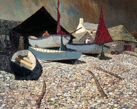 Cadgwith, the Lizard (oil on canvas) 