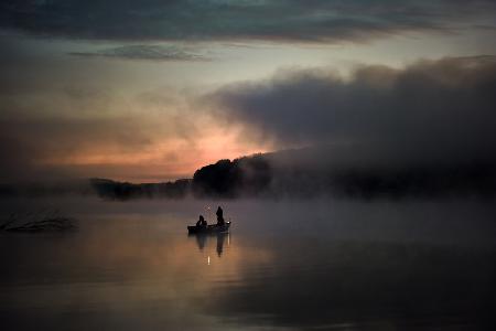 Fishing before the dawn