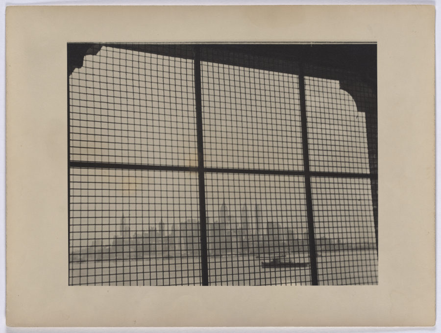 New York: View of Manhatten from Ellis Island from Erich Salomon