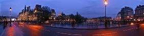 Paris Panorama zur blauen Stunde