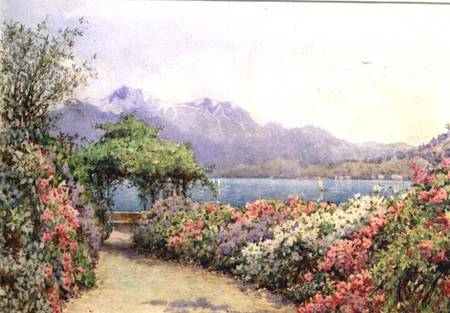 Lake Como from the Villa Carlotta from Ernest Arthur Rowe