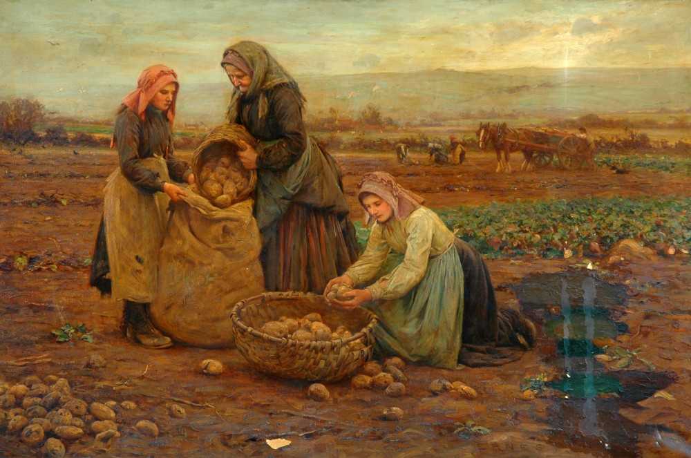 The Potato Pickers from Ernest Higgins Rigg