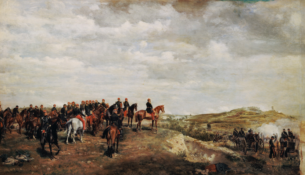 Napoleon III (1808-73) at the Battle of Solferino in 1859 from Ernest Meissonier