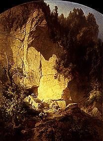 Quarry in Saxon Switzerland. from Ernst Ferdinand Oehme