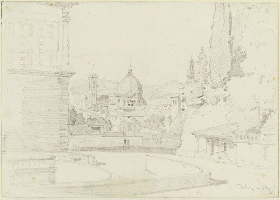 Florenz vom Giardino di Boboli aus gesehen from Ernst Fries