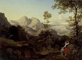 Roman mountains landscape. from Ernst Fries