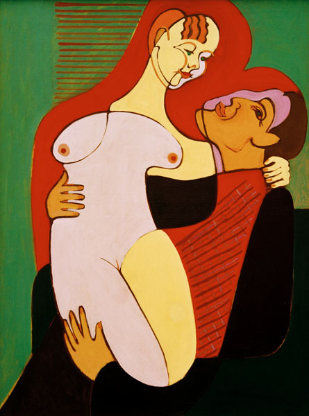 The great couple from Ernst Ludwig Kirchner
