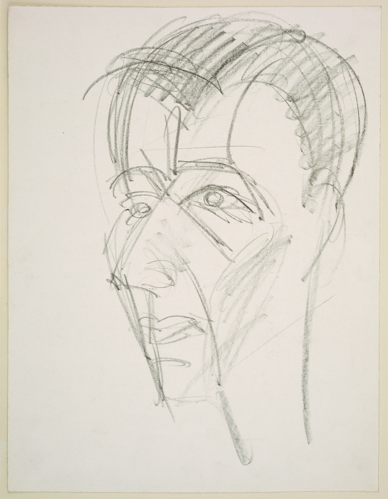 Self-portrait from Ernst Ludwig Kirchner