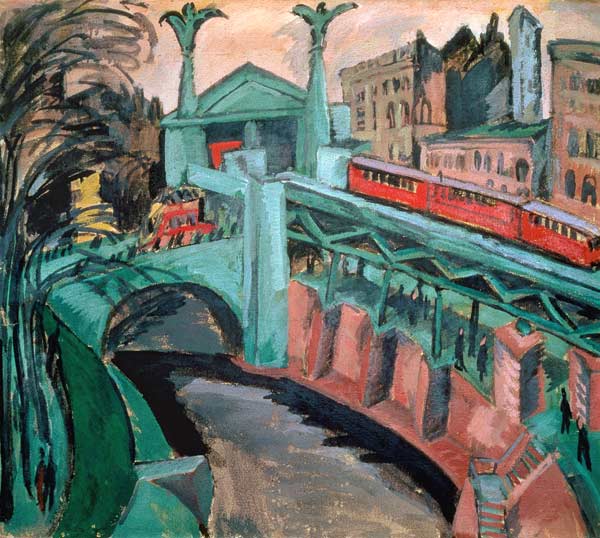 Halle's gate in Berlin from Ernst Ludwig Kirchner