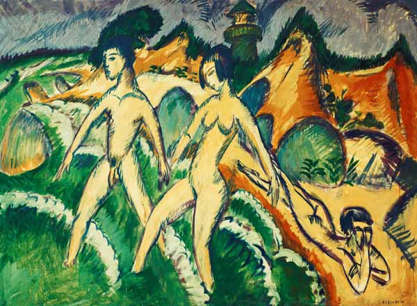 Into the sea from Ernst Ludwig Kirchner