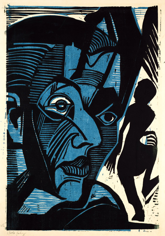 Selbstbildnis (Melancholie der Berge) from Ernst Ludwig Kirchner