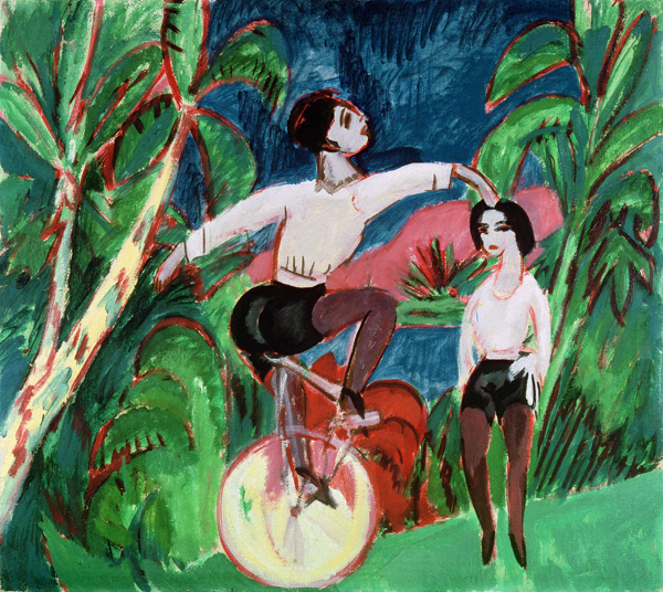Unicycle Rider from Ernst Ludwig Kirchner