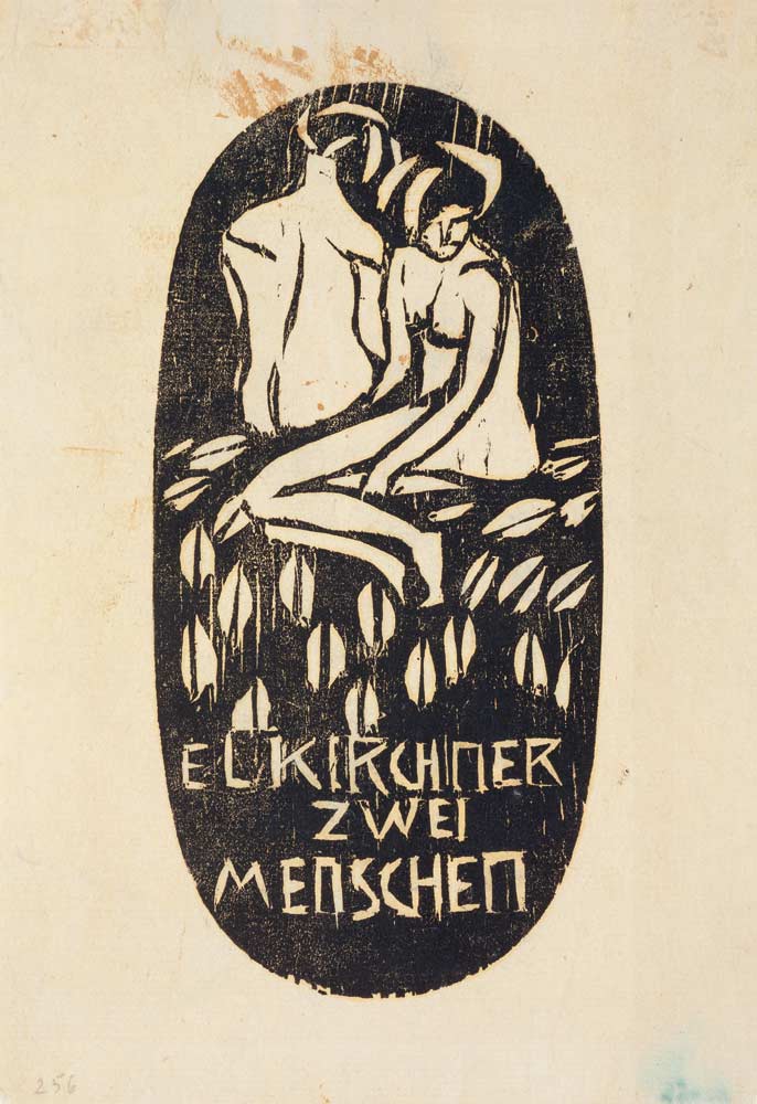 Zwei Menschen from Ernst Ludwig Kirchner