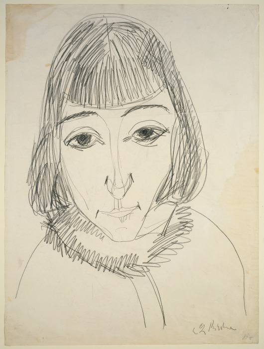 Portrait of Erna from Ernst Ludwig Kirchner