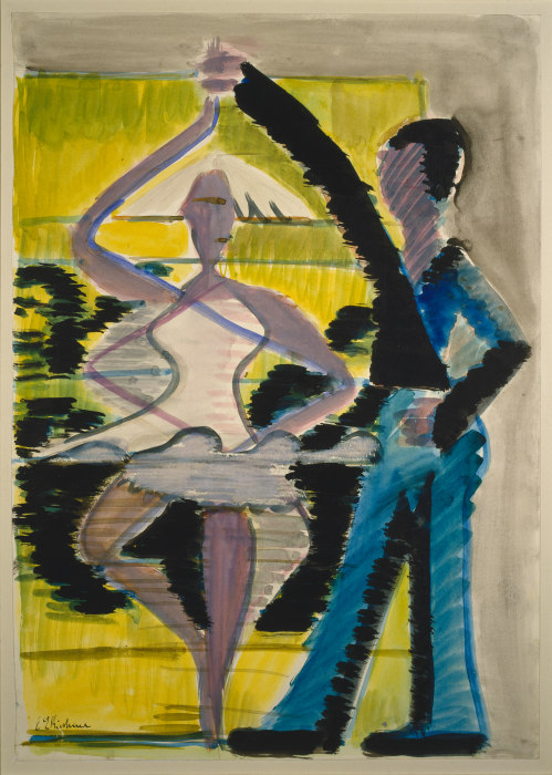 Pirouetting Dancer from Ernst Ludwig Kirchner