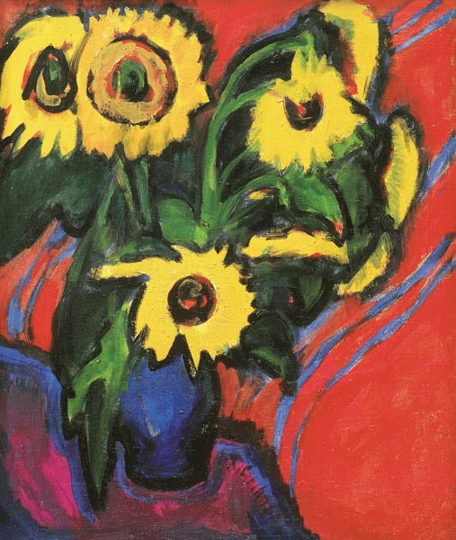Sonnenblummen from Ernst Ludwig Kirchner