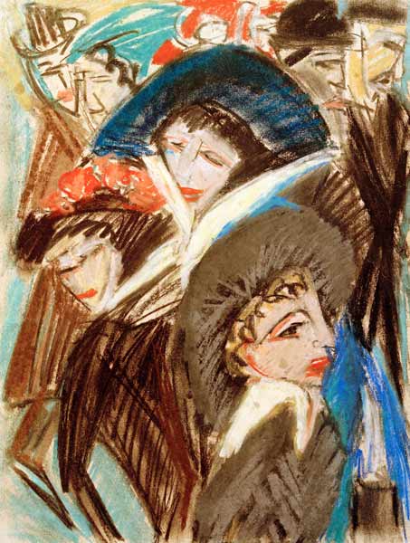 Women on the street from Ernst Ludwig Kirchner