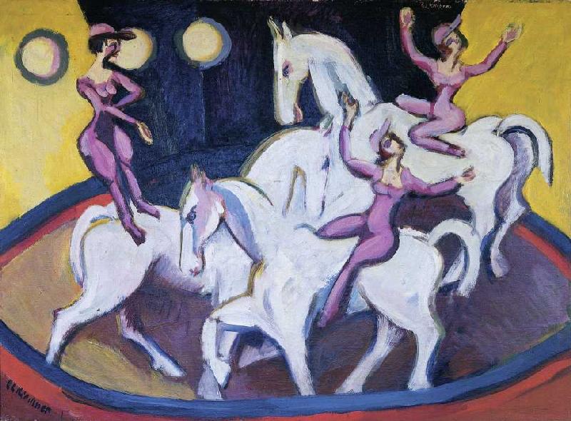 Jockey act from Ernst Ludwig Kirchner