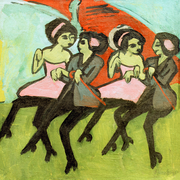 Panama Dancers from Ernst Ludwig Kirchner